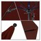 California Umbrella 9' Black Aluminum Market Patio Umbrella, Pacifica Mocha 194061335871 - alternate 3
